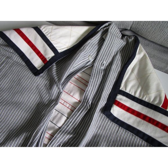 Tommy Hilfiger Home Pillow/Cushion Cover - 100% Cotton Red/White/Blue Rectangle - Picture 10 of 12
